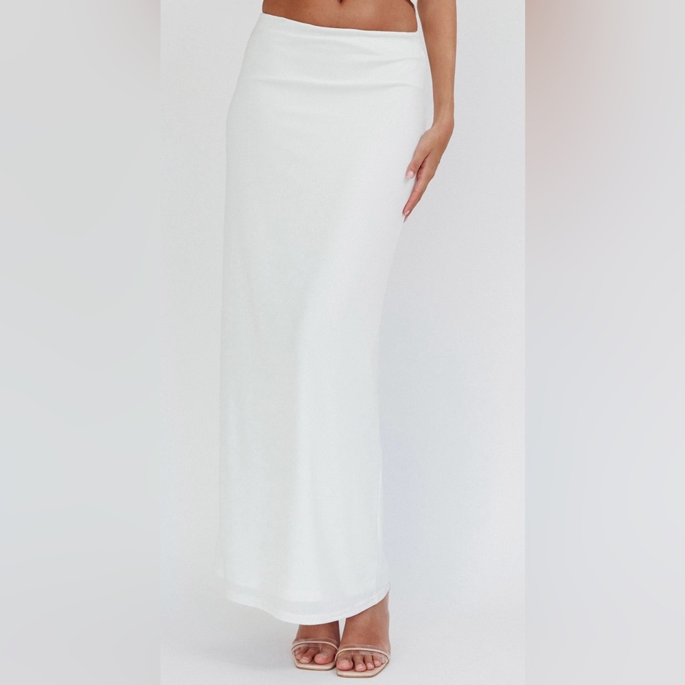 Selfie Leslie Palos Verdes Skirt Off White Size XS